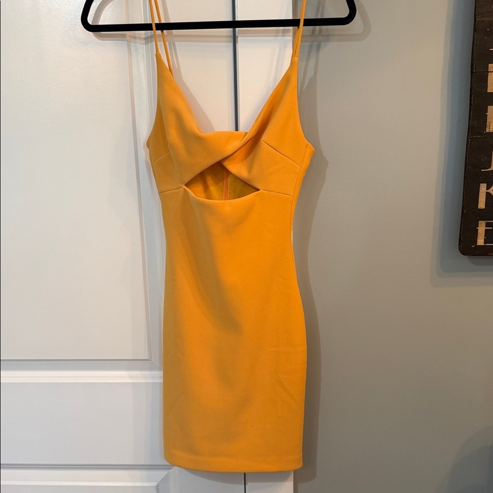 bec + bridge Yellow gold mustard Mini Dress size 2